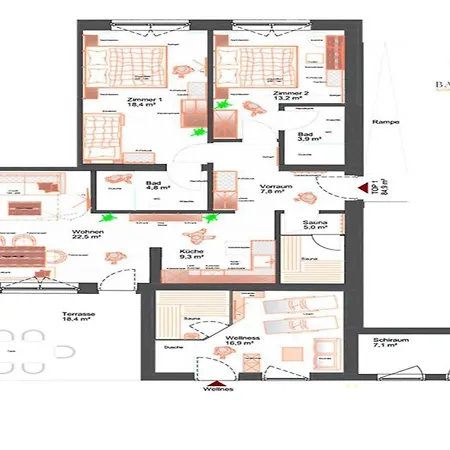 Apartmán In Bramberg Near Cable Car *